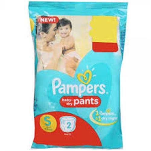 PAMPERS PANTS S (4-8 kg) 2 PANTS